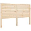 vidaXL Cabeceira de cama 126x4x100 cm pinho maci&ccedil;o