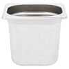 vidaXL Recipientes gastronorm 8 pcs GN 1/6 150 mm a&ccedil;o inoxid&aacute;vel