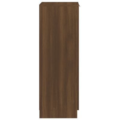 vidaXL Sapateira 30x35x100cm derivados de madeira carvalho castanho