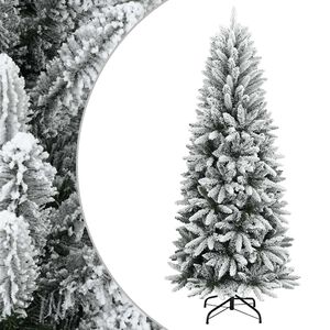 vidaXL &Aacute;rvore de Natal artificial com neve PVC & PE 120 cm
