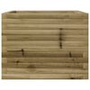vidaXL Vaso/floreira de jardim 60x60x45,5 cm madeira pinho impregnada