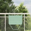 vidaXL Mesa Suspensa para Varanda verde menta 60 x 39 x 65 cm A&ccedil;o
