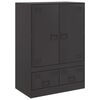 vidaXL Aparador alto 67x39x95 cm a&ccedil;o preto