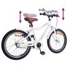 vidaXL Bicicleta Infantil 24 Polegadas para 8-12 anos branco