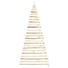 vidaXL &Aacute;rvore de Natal Natural 210 cm Madeira de Freixo S&oacute;lida