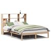 vidaXL Cama com estante sem colch&atilde;o 160x200 cm pinho maci&ccedil;o