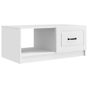 vidaXL Mesa de centro Branco 90 x 50 x 37 cm Derivados de Madeira