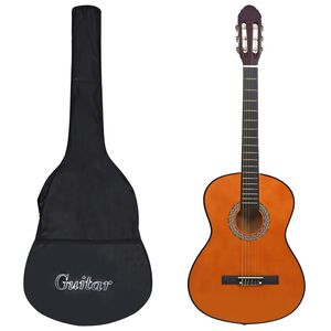 vidaXL Guitarra cl&aacute;ssica para iniciantes com saco 4/4 39"
