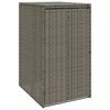 vidaXL Caixa Lixeira Cinzeto 65 x 80 x 115 cm Polietileno