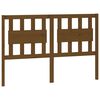 vidaXL Cabeceira de cama 145,5x4x100 cm pinho maci&ccedil;o castanho mel