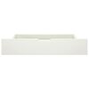 vidaXL Estrutura de cama com 4 gavetas 160x200 cm pinho maci&ccedil;o branco