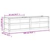 vidaXL Vaso/floreira de jardim 180x50x50 cm pinho maciço branco
