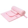 vidaXL Conjunto de Toalhas Esportivas 2 unid. Rosa