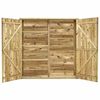 vidaXL Abrigo p/ ferramentas de jardim 163x50x171 cm pinho impregnado