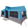 vidaXL Barraca Familiar com telhado Azul e Cinza 622 x 295 x 238 cm