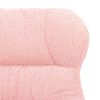 vidaXL poltrona Rosa 69 x 74 x 93 cm Tecido Sherpa