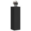 vidaXL Suportes p/ plantas 2 pcs 25x25x80 cm derivados madeira preto