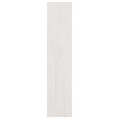 vidaXL Estante/divisória 100x30x135,5 cm pinho maciço branco