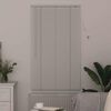 vidaXL Persianas venecianas com cortinas Branco 130 x 80 cm Alum&iacute;nio