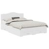 vidaXL Estrutura da Cama Branco 150 x 200 cm Derivados de Madeira