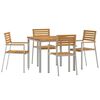 vidaXL Conjunto de Jantar para Jardim 5 unid.