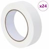 vidaXL Fitas de M&aacute;scara para Pintores 24 pcs Branco 30mm x 50m Papel