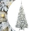 vidaXL &Aacute;rvore de Natal Articulada Artificial Branco 210 cm PE e PVC