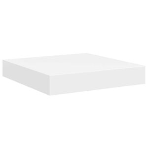 vidaXL Prateleira parede suspensa 23x23,5x3,8 cm MDF branco
