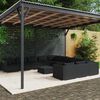 vidaXL 12 pcs conjunto lounge de jardim c/ almofad&otilde;es vime PE preto