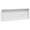 vidaXL Nichos de Chuveiro Branco 90 x 30 x 9,5 cm A&ccedil;o inoxid&aacute;vel