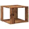 vidaXL Mesa de centro madeira antiga 40x40x30 cm madeira trabalhada