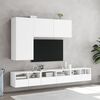 vidaXL Móvel de parede para TV 100x30x41 cm branco