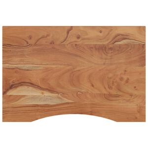 vidaXL Tampo de secret&aacute;ria retangular 90x60x2,5 cm ac&aacute;cia maci&ccedil;a
