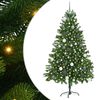 vidaXL &Aacute;rvore de Natal com 300 LEDs com suporte Verde 180 cm PE