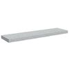 vidaXL Prateleira de parede suspensa 90x23,5x3,8 cm MDF cinza cimento