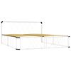 vidaXL Estrutura de cama 160x200 cm metal branco