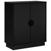 vidaXL Buffet VENRAY Preto 66 x 33 x 77,5 cm Derivados de Madeira