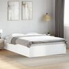 vidaXL Estrutura de cama 140x200 cm derivados de madeira branco