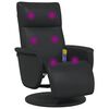 vidaXL Cadeira de Massagem Recliner Preto 71 x 90 x 105 cm
