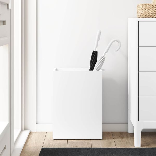 vidaXL Suporte de Guarda-Sol Branco 40 x 20 x 55,5 cm