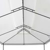 vidaXL Gazebo 600x298x270 cm 180g/m² branco