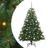 vidaXL &Aacute;rvore de Natal Artificial com 150 LEDs Verde 150 cm PE e PVC