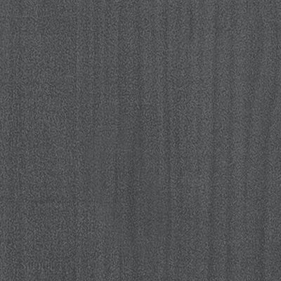 vidaXL Estante c/ 3 prateleiras 40x30x105 cm pinho maciço cinzento