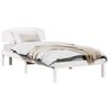 vidaXL Estrutura da Cama Branco 90 x 200 cm Madeira de Pinheiro S&oacute;lida