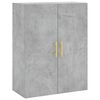 vidaXL Arm&aacute;rio de parede 69,5x34x90 cm cinzento cimento