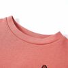 Sweatshirt para crian&ccedil;a bloco de cor rosa 140
