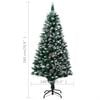 vidaXL &Aacute;rvore Natal artificial com LEDs e bolas e pinhas 180 cm