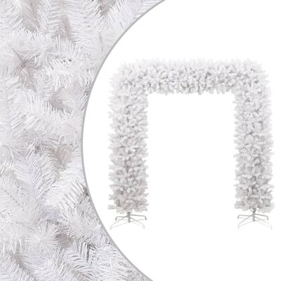 vidaXL Grinalda de Natal 240 cm branco