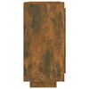 vidaXL Aparador 92x35x75 cm madeira processada carvalho fumado