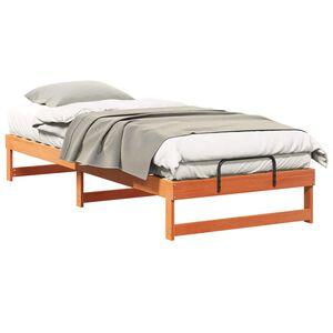 vidaXL Estrutura da Cama Castanho 100 x 220 cm